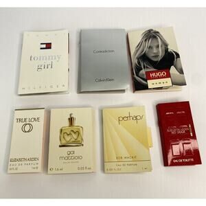 Vintage Mini Samples 90s Lot of 7 Parfum EDP EDT Tommy Girl Hugo Boss Perhaps